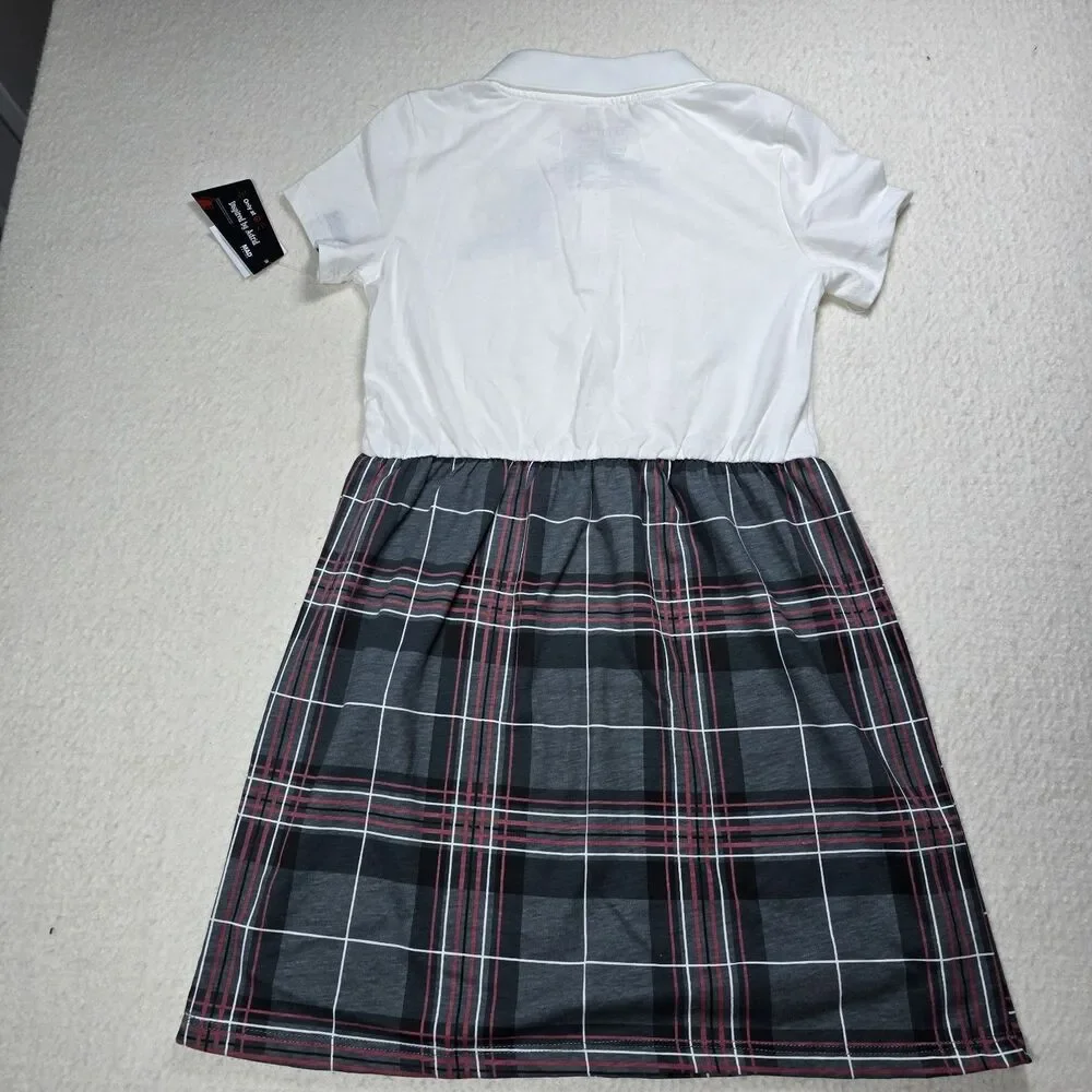 NWT Beetlejuice Girls Northanger School Dress Uniform Size L 10/12 Costume